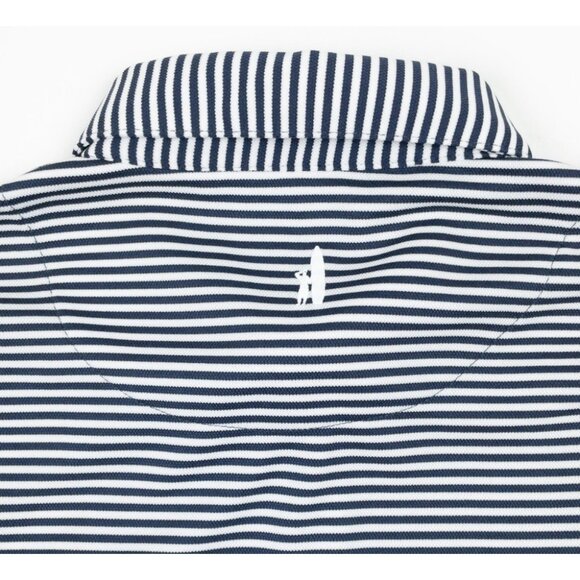 Johnnie-O Houston Astros Polo Shirt Men Medium Striped Prep-Formance Navy Stripe - Picture 8 of 13